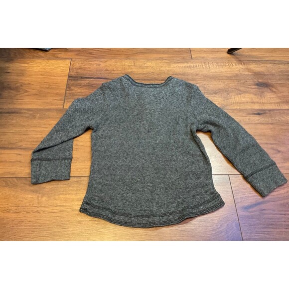 Arizona thermal long sleeve xxs 4/5 waffle print buttons - Picture 3 of 3